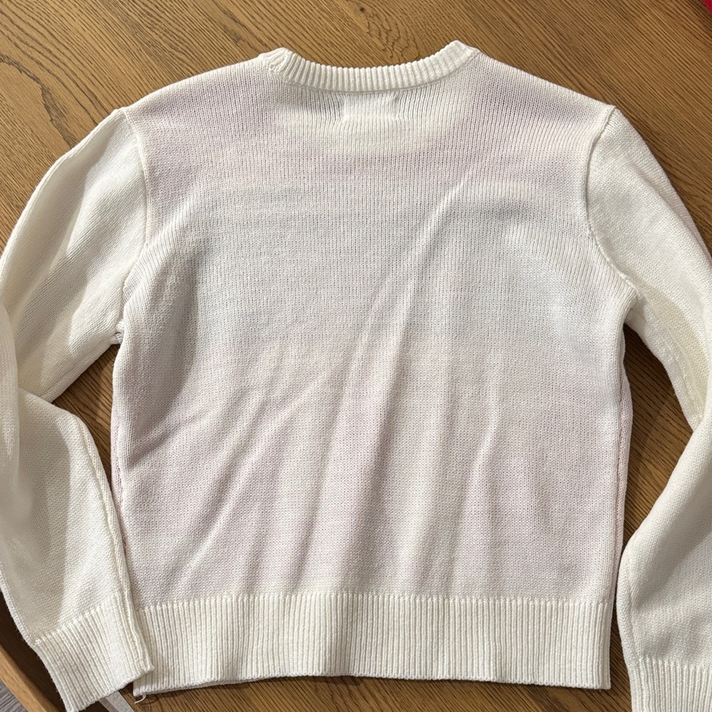 Peanuts Snoopy Sweater with Red Christmas Bow - Picture 3 of 3